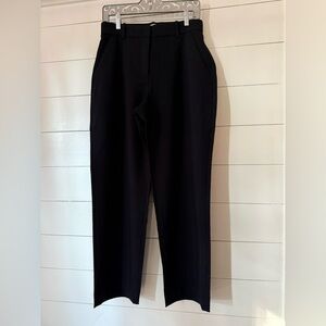 Abercrombie Fitch Pants Womens 28 6 Curve Love High Rise Wide Leg Trouser Black